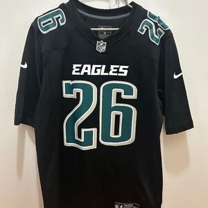 Saquon Barkley Eagles Black Jersey